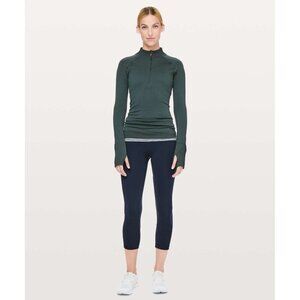 Lululemon Pace Rival Crop *Full-On‎ Luxtreme 22" Leggings in True Navy Size 4